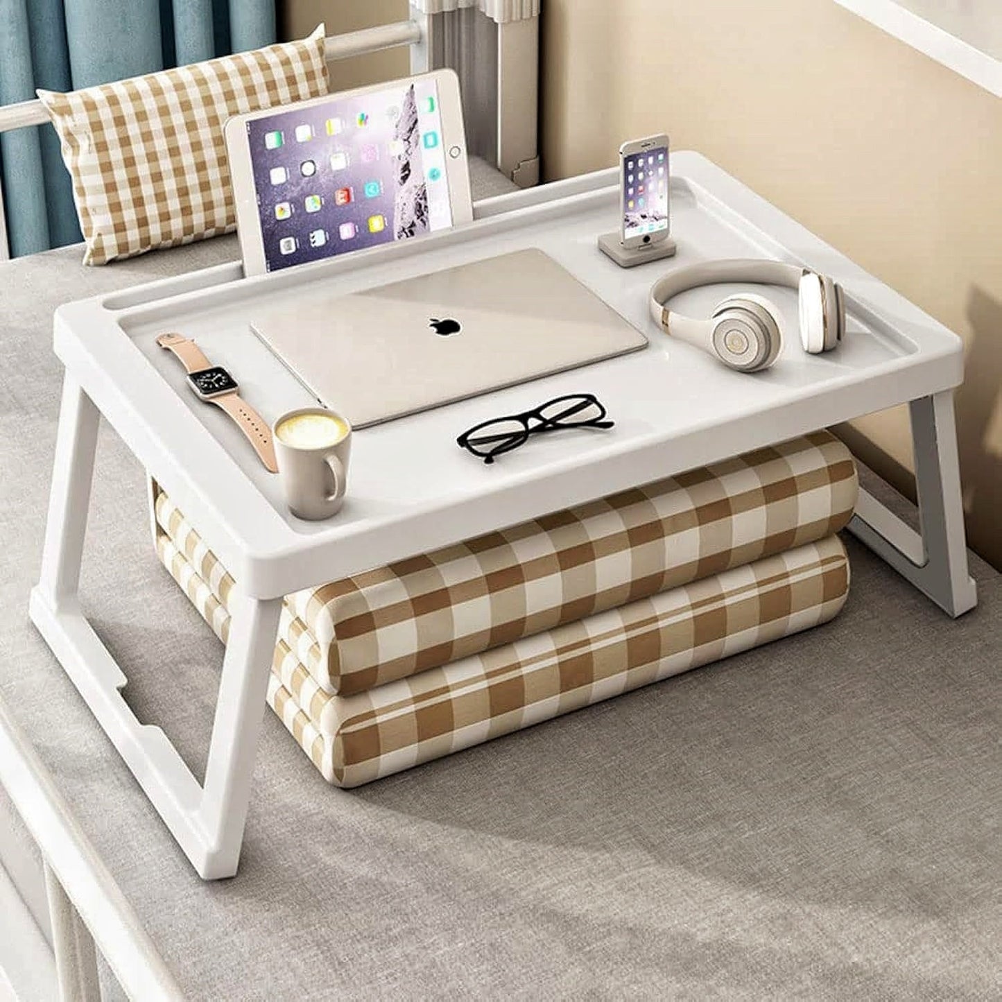 Table de lit multifonction pliante – Confort et praticité à portée de main